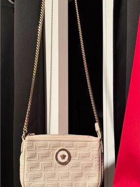 Versace La Medusa quilted leather crossbody bag